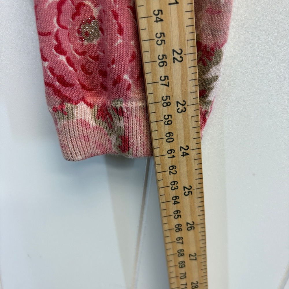 Vintage Crazy Horse Coquette Floral Cardigan Sweater Womens Size XL Grannycore - Picture 6 of 10
